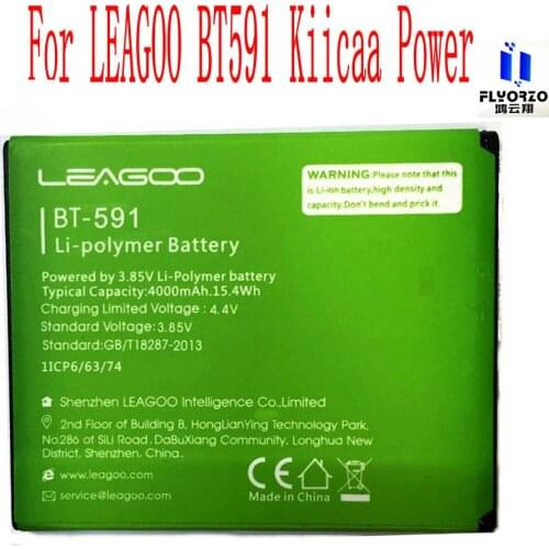 Brand new original 4000mAh BT-591 Battery For LEAGOO BT591 Kiicaa Power Mobile Phone