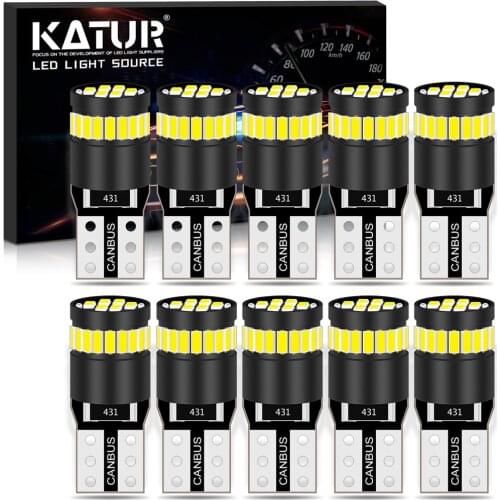 10x T10 W5W LED Canbus Bulbs 168 194 Car Interior Reading Light For VW Golf 4 5 6 7 GTI Passat B5 B6 B7 CC Beetle Polo Jetta MK6