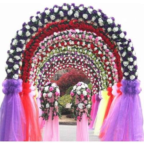 2 pcs 25yard 6'in Wedding Table Runner Decoration Yarn Roll Crystal Tulle Organza Sheer Gauze Element wedding favors