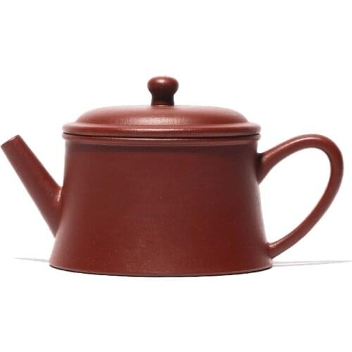200ML Chinese Yixing Purple Sand Qing Yun Teapot Teaset Hand Made Pot Coarse Sand Tea Set 188 Ball Hole Filter Tea Ceremony Gift