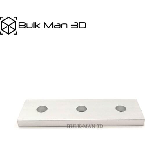 Aluminum Alloy 3 Hole Joining Strip Plate for CNC Router 3D Printer V-Slot/T-Slot Profiles