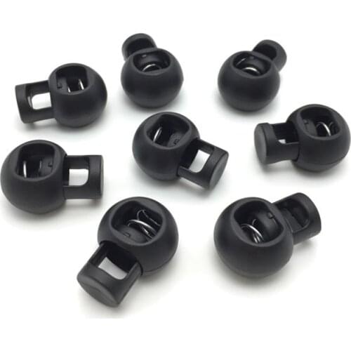 50 pieces / 100 pieces black adjustment buckle clothing backpack alloy elastic plastic adjustment buckle accessories