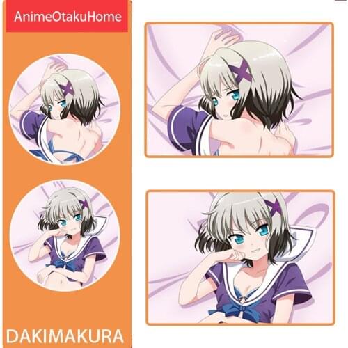 Anime Magical Girl Lyrical Nanoha Throw Pillow Cover Hugging Pillowcase Otaku Bedding Decoration Dakimakura Pillow Case Gifts