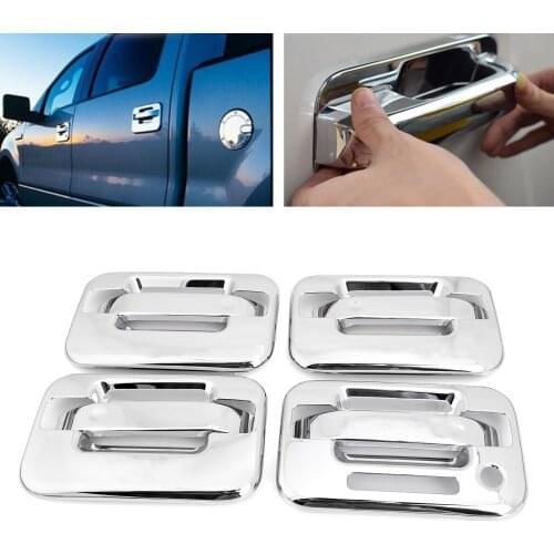 Artudatech 4 Door Handle Cover For Ford F150 F-150 2004 2005 2006 2007 2008 W/Keypad No Passenger Keyhole