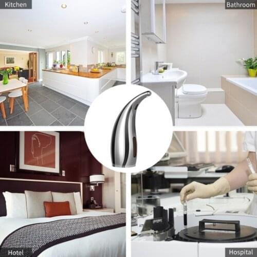 Automatic Soap Dispenser Bathroom Infrared Hand-free Touchless Soap Dispenser Kitchen Dish Liquid Hand Soap Dispenser 300mL