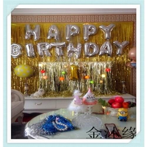 Free Shipping 1x4.5 Meter TINSEL SHIMMER FOIL DOOR CURTAIN WEDDING PARTY DECORATIONS, CHILDREN KIDS ROOM DECORATIONS CR-67