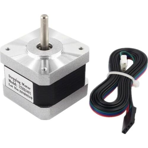 DuoWeiSi 3D Printer Parts for NEMA17 42 stepper motor 17HS3401 1.3A 0.30Nm 12V engraving machine motor