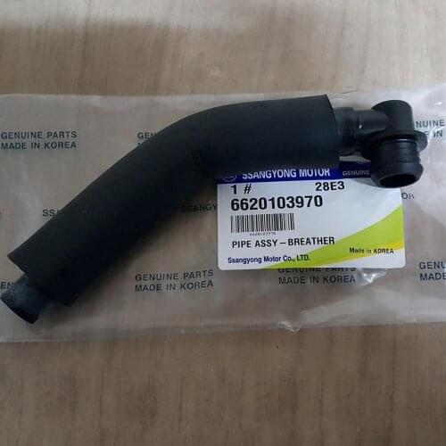 OEM 6620104070 6620103970 662L 2.9TD 662N breathing tube Turbo Breather Pipe ASSY For Ssangyong Rexton 2002 2003 2004 2005