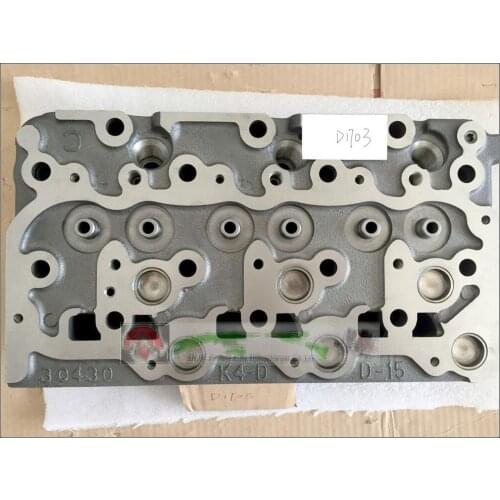 D1703 Engine Cylinder head For Kubota KX135 KX135-3S KX1353S 1647CC 1.6D 1.6L