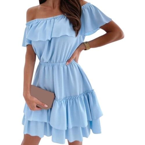 Летние платья с открытыми плечами GOMYIE China At AliExpress