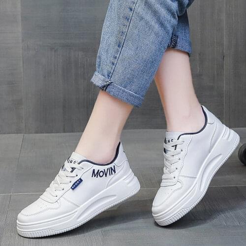 Women Shoes 2021 Summer Platform Solid Women Sport Shoes Fashion Autumn Outdoor Breathable Lace-Up Female Casual Sneakers
