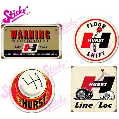 STICKY Vintage Usa V8 Racing Oldtimer Classic Shifter Badge Brand Car Sticker Decal for Bicycle Motorcycle Accessories Helmet