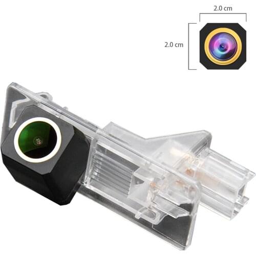 Misayaee Golden HD Car Rear View Reverse Camera Plate Light for Renault Symbol 2 /Renault Thalia 2008~2013