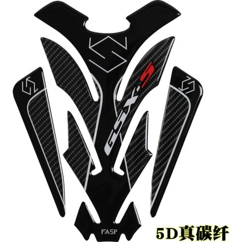 5D carbon fiber Motorcycle Tank Pad Protector Decal Stickers for GSX.S Competitive race motorcycle sports car TQ01