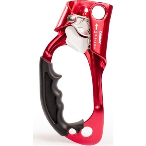 P35 Outdoor rock climbing mountaineering high altitude rescue Left hand riser Hand Riser Climbing rope climber device CE/EN