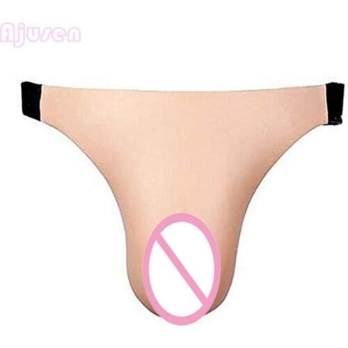 Sexy Fake Vagina Hiding Gaff G-Strings Drag queen Ladyboy Ajusen for Crossdresser Transgender Shemale