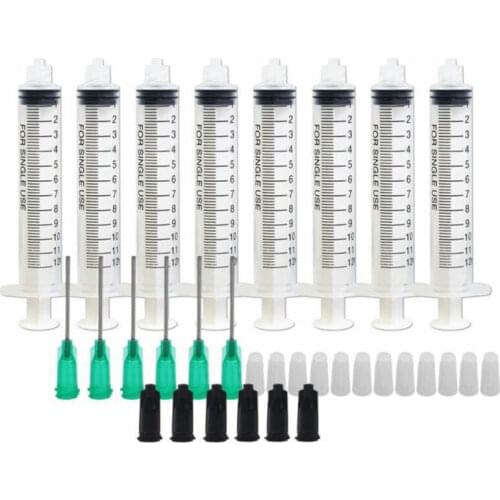 Plastic Syringe 10ml with 1inch 18G Blunt Tip Needles For Lab and Industrial Dispensing Glue , Non-Sterile
