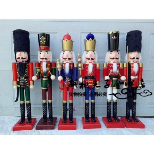 A crafts gifts England European patch Nutcracker soldiers puppet furniture Christmas Npuppet soldiers most styles delivery