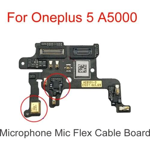 Tested Good work Microphone Mic Flex Cable Board for oneplus 5 A5000 Replacement Part