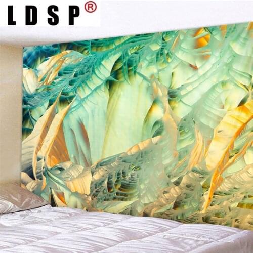 LDSP Psychedelic Forest Poster Picture Tapestry Wall Hanging Wall Covering Rugs Background Cloth Beach Mat Blanket Art Home Deco