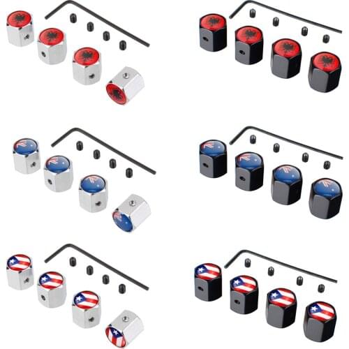 For Mercedes Fiat Volvo Tesla Peugeot Mitsubishi Jaguar Cadillac Audi A3 BMW Car Wheel Dustproof Anti-theft Valve Stem Caps