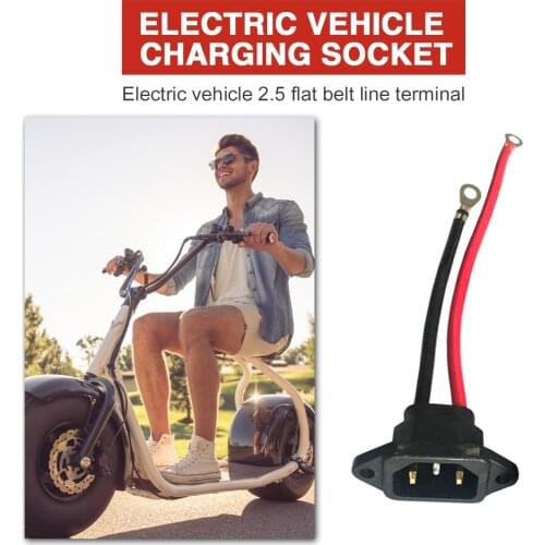 E-bike Car Plug Socket Charger Wire Connector Electric Lightweight Interface Electric Vehicle Cable Element Decoration