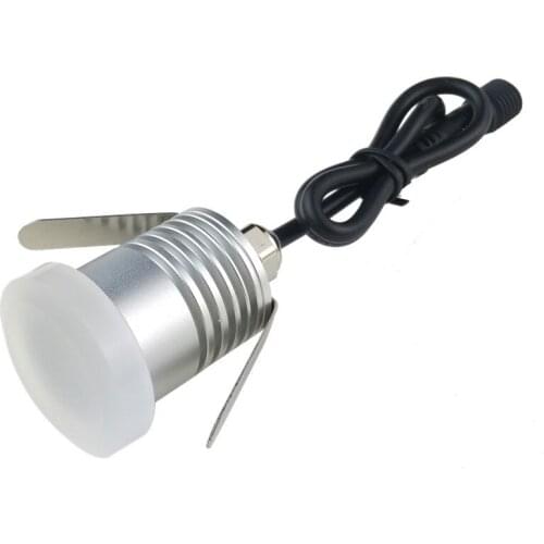 LED Step Light Outdoor Recessed underground light DC12V-24V 1W IP67 Waterproof Exterior Landscape Lighting Garden Stair Light