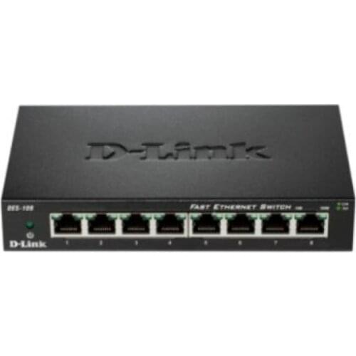 Switch D-Link DES-108 8 p 10 / 100 Mbps