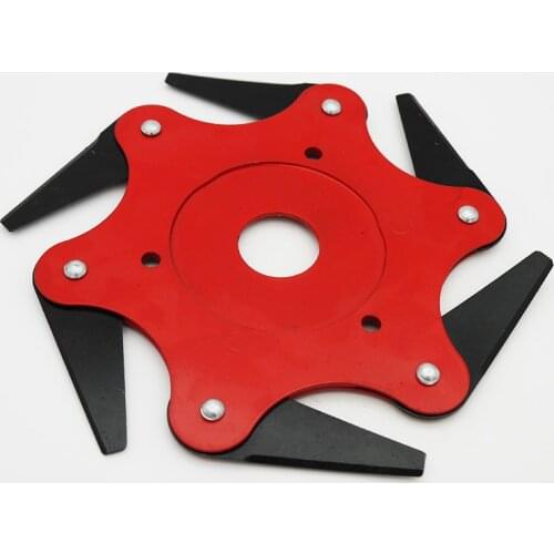 Six Leaf Whirlwind Blade Agricultural Weeding Grass Lawn Mower Trimmer Cutter Head Accessories Garden Tool Spare Part