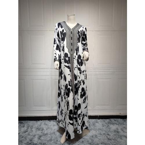 Turkey Elegant Abaya Dress Women Muslim Islamic Clothing Ramadan Musulman Eid Moroccan Kaftan Hijab Vestidos Ropa Djellaba Eid