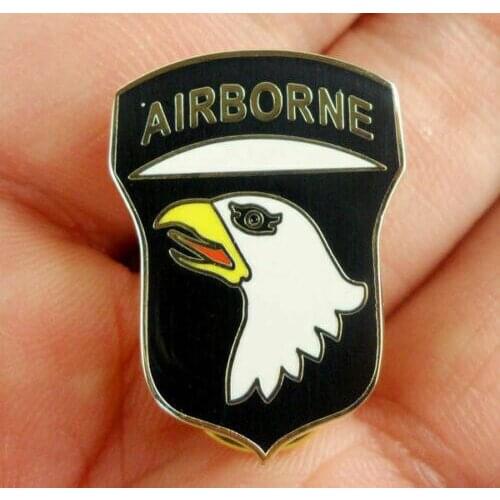 WW2 US ARMY 101ST AIRBORNE COMBAT SERVICE IDENTIFICATION MINI BADGE INSIGNIA military Store