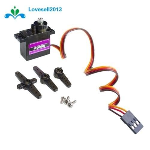 High Speed! 1Set MG90S Micro Metal Gear Repalce SG90 Digital 9g Analog Servo For RC Helicopter Plane Car 4.8V 22.8*12.2*28.5mm