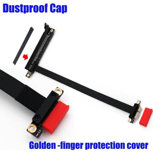 High Quality PCI-e PCI Express 1X to 16X Extension cable with Gold-plated connector