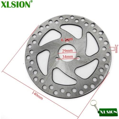 XLSION 140mm gas electric scooter brake disc for 47cc 49cc 2 stroke pocket bike mini dirt bike atv quad