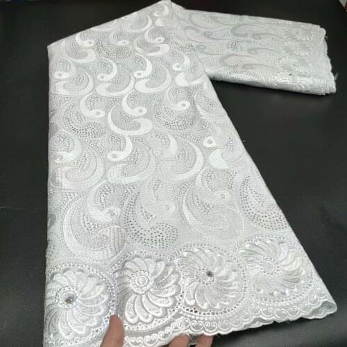 5yards african cotton lace fabric 2020 high quality lace nigerian swiss voile lace swiss voile lace in switzerland dubai fabric