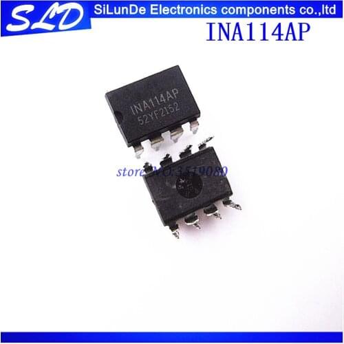 Free Shipping 10pcs/lot INA114AP INA114 OPAMP INSTR 1MHZ DIP8 Best quality
