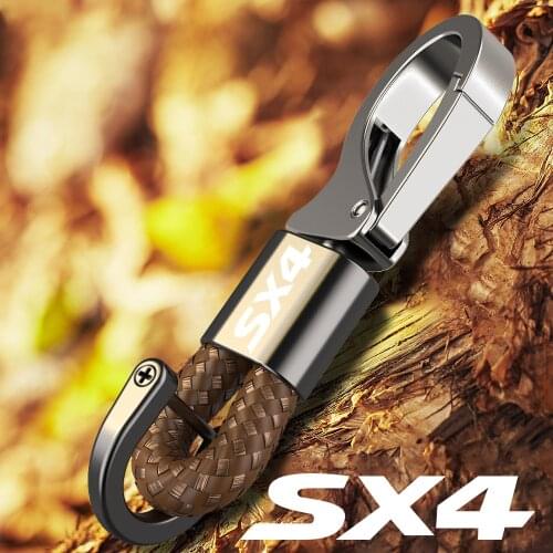 GEJOYS Keychain For Suzuki SX4 S-Cross SX4 CROSSOVER SX4 CLASSIC 2005 2006 2008 2009 2010 Car Key Chain Zinc Alloy Keyring