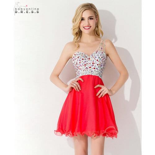 Женские коктейльные платья на одно плечо FATAPAESE China At AliExpress