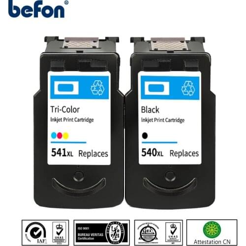 Befon Compatible PG540 CL541 Ink Cartridge for Pixma MX374 MX375 MX395 MG3155 MG3200 MG3250 MG3255 MG2150 MG2250 MG3150 MG3650
