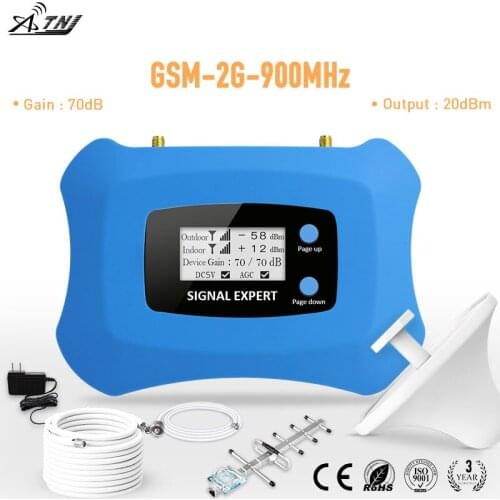 Mini 2G GSM Repeater 900mhz Cell phone Amplifier 2g mobile signal booster kit for 2G calling voice for Assia Africa ,EU area