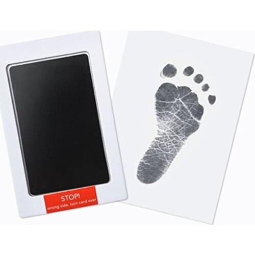 Baby Care Non-Toxic Handprint Kit Imprint Footprint Imprint Baby Souvenirs Newborn Baby Cushion Ink Footprint Infant Toy