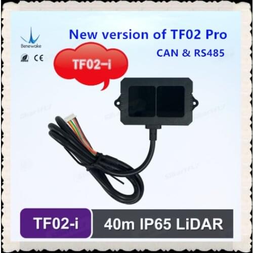 New Benewake TF02-i mid-range distance sensor, 1000Hz Frame Rate&40m&CAN/RS485 Operating Range Lidar Module for Indoor/Outdoor