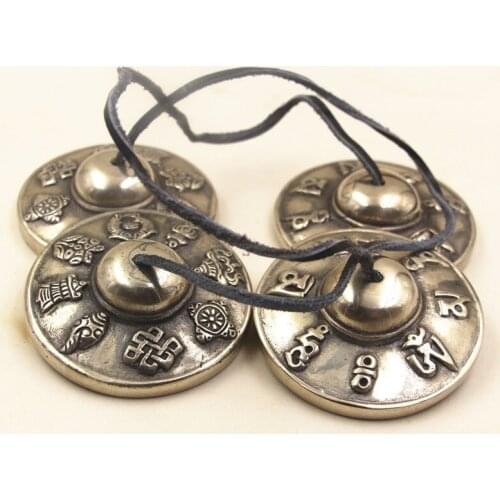 Wholesale Religious Multiplier Genuine Nepal Imported Handmade Copper Rattle Bells Ringing Bells Buddhist Supplies