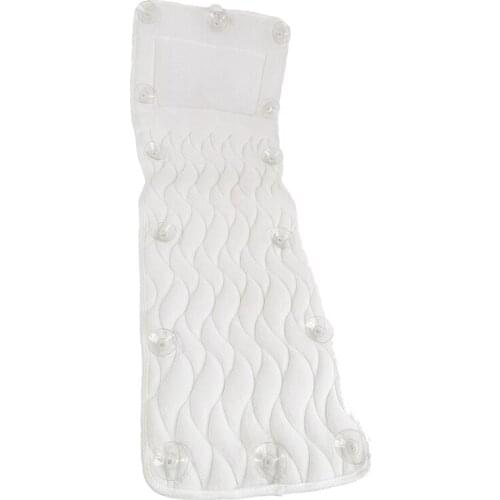Full Body Bath Pillow for Tub,Bathtub Pillow Mat with Suction Cups, for Head, Neck Support,Air Mesh Bath Pillow