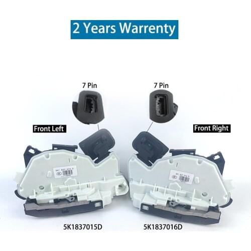 Door Lock Actuator 5K1837015D 5K1837016D 7Pin for VW GOLF FOX JETTA LEON Sharan CADDY ALHAMBRA Beetle