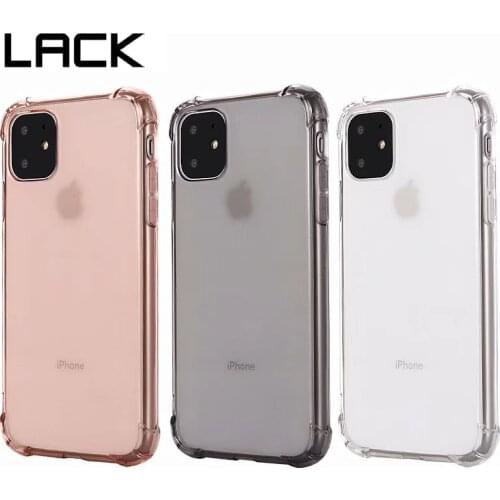 LACK Clear Transparent Phone Case For iPhone 12 11Pro Max XR XS Max X 7 8Plus 12mini Case Ultra Slim Anti Knock Shock Cover Case