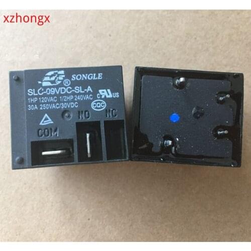 Relay SLC-09VDC-SL-A 9V 30A 4 pines T91 HF2100