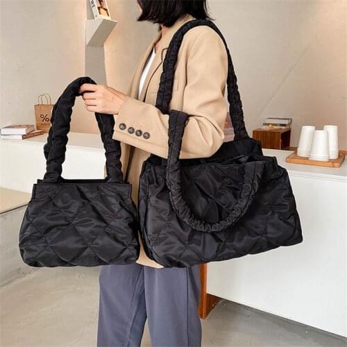 TOYOOSKY Winter Trend Silk Soft Warm Shoulder Bags For Women 2020 Simple Large Handbags Womens Travel Branded Trending Hand Bag