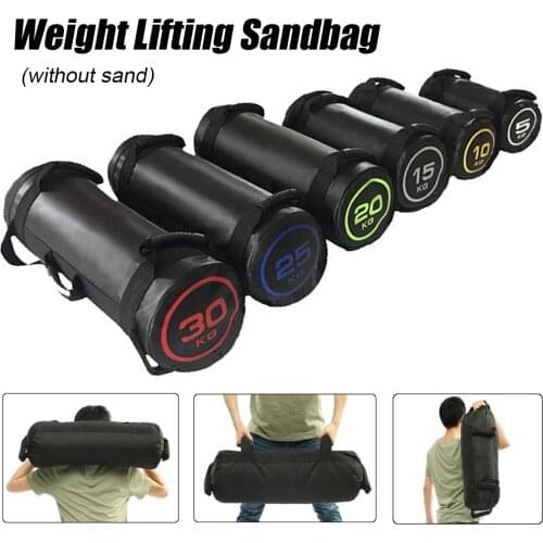 Fitness Sandbag 5-30kg Weight Lifting Bulgarian Sandbag Unfilled Power Bag Fitness Body Building Gym Sports Muscle Training