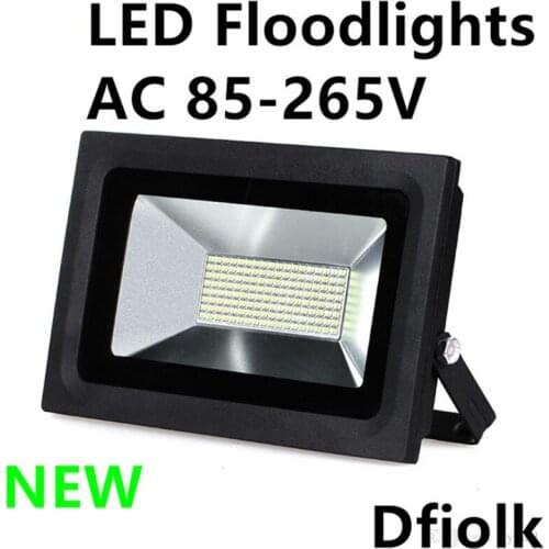 LED Spotlight 15W 30W 60W 100W LED Spotlight Spotlight 85-220V Waterproof Outdoor Wall Light Garden Projector Lighting